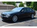 2007 Azurite Black Metallic BMW 7 Series 750i Sedan  photo #3