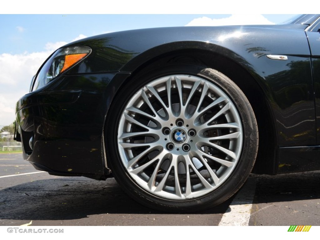 2007 7 Series 750i Sedan - Azurite Black Metallic / Natural Brown photo #22