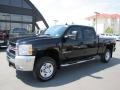 2008 Black Chevrolet Silverado 2500HD LTZ Crew Cab 4x4  photo #3