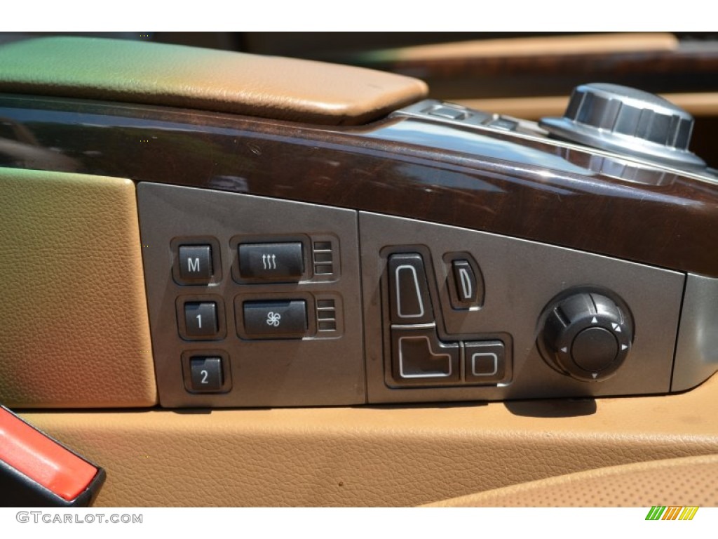 2007 7 Series 750i Sedan - Azurite Black Metallic / Natural Brown photo #28
