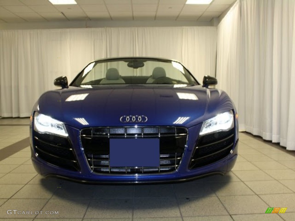 2011 R8 Spyder 5.2 FSI quattro - Sepang Blue Pearl Effect / Titanium Grey Nappa Leather photo #1