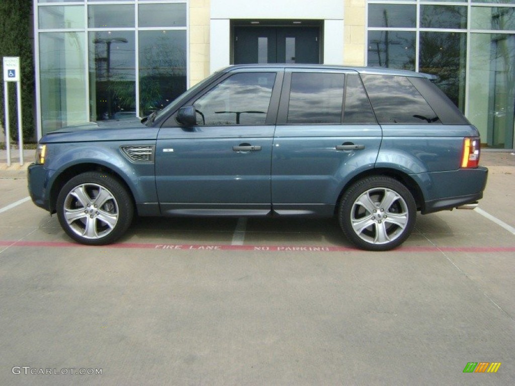 Marmaris Teal Metallic 2011 Land Rover Range Rover Sport Supercharged Exterior Photo #67148252