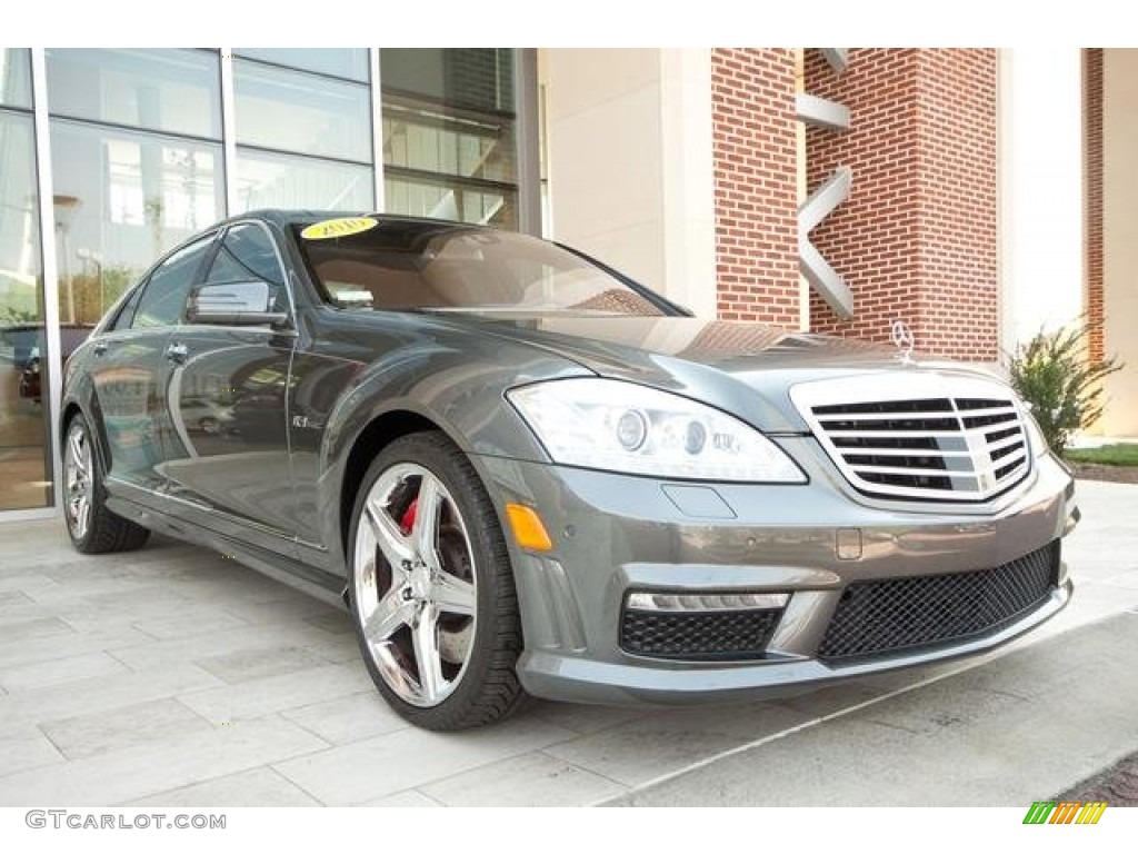 Flint Grey Metallic 2010 Mercedes-Benz S 63 AMG Sedan Exterior Photo #67148576