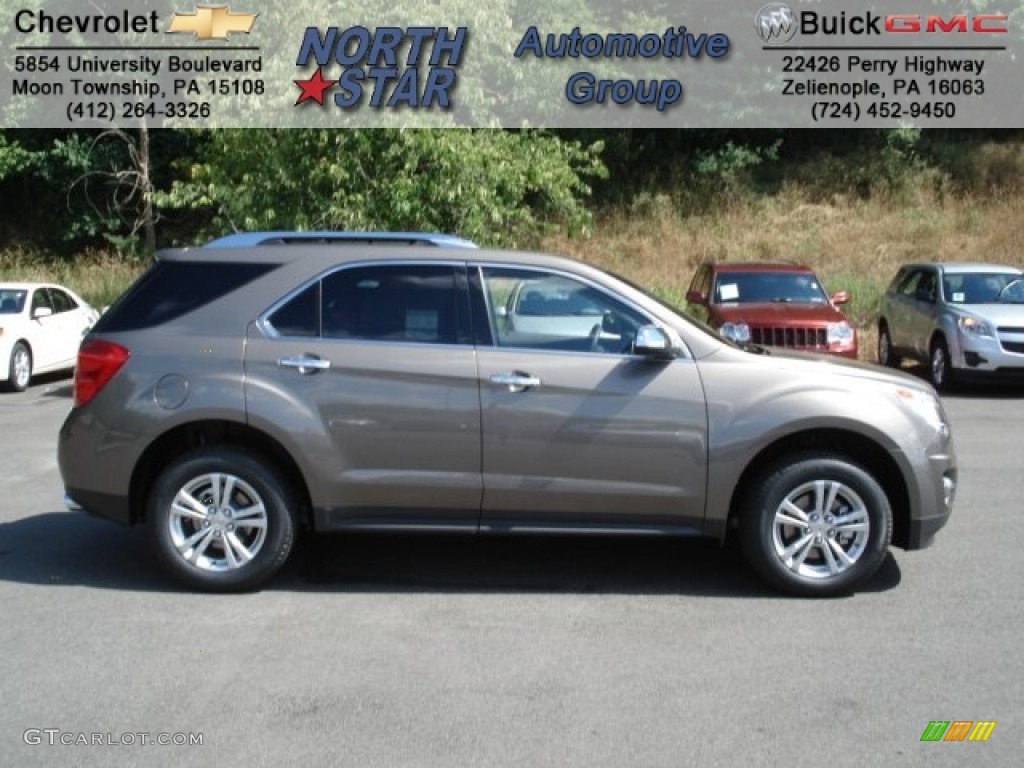 2012 Equinox LTZ AWD - Mocha Steel Metallic / Brownstone/Jet Black photo #1