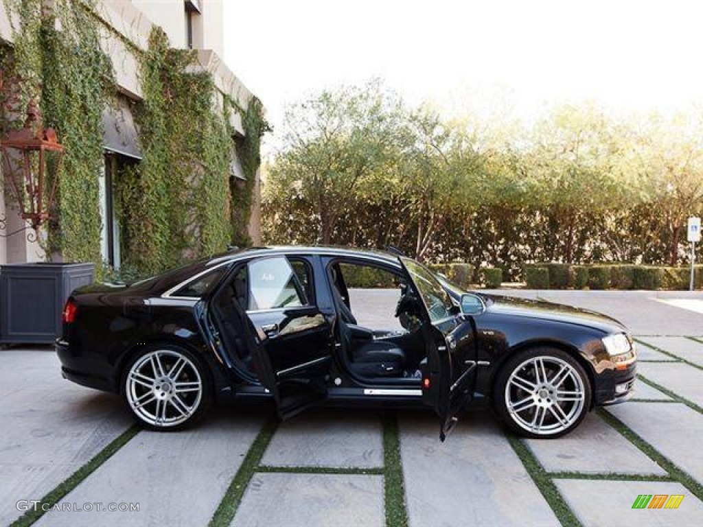 Black Cherry Pearl Effect 2009 Audi S8 5.2 quattro Exterior Photo #67149698
