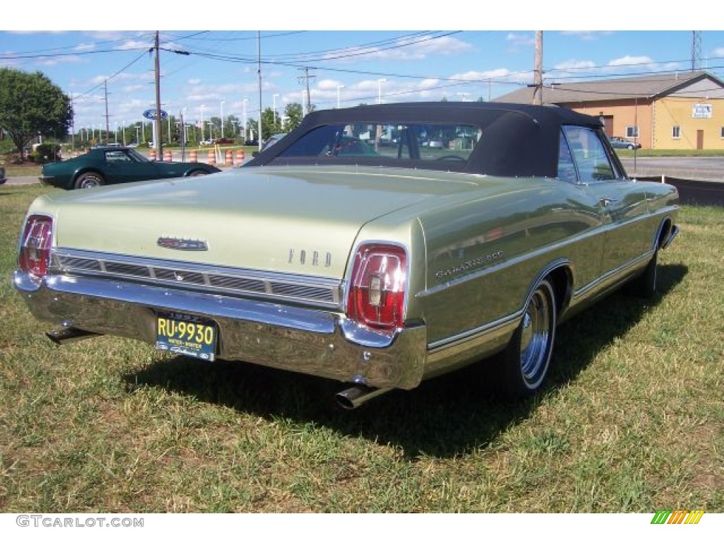 1967 Galaxie 500 Convertible - Lime Gold / Parchment photo #6