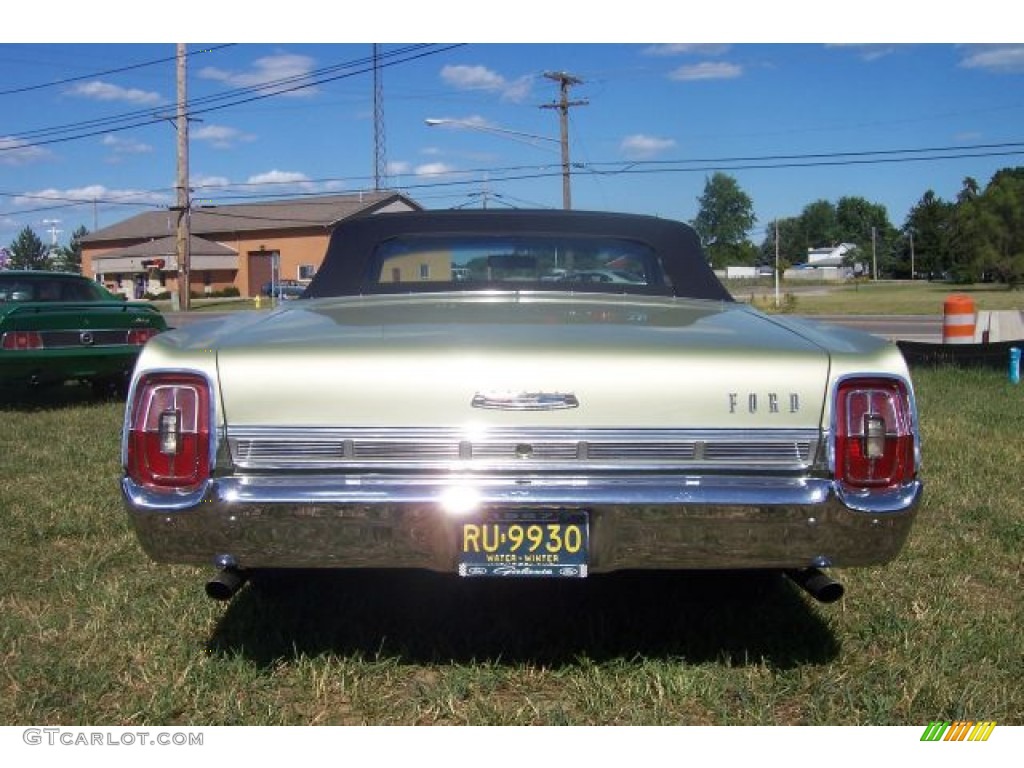 1967 Galaxie 500 Convertible - Lime Gold / Parchment photo #7
