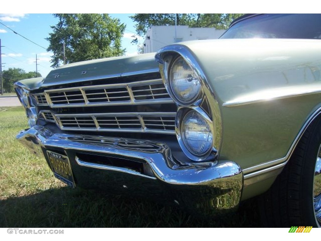 1967 Galaxie 500 Convertible - Lime Gold / Parchment photo #12