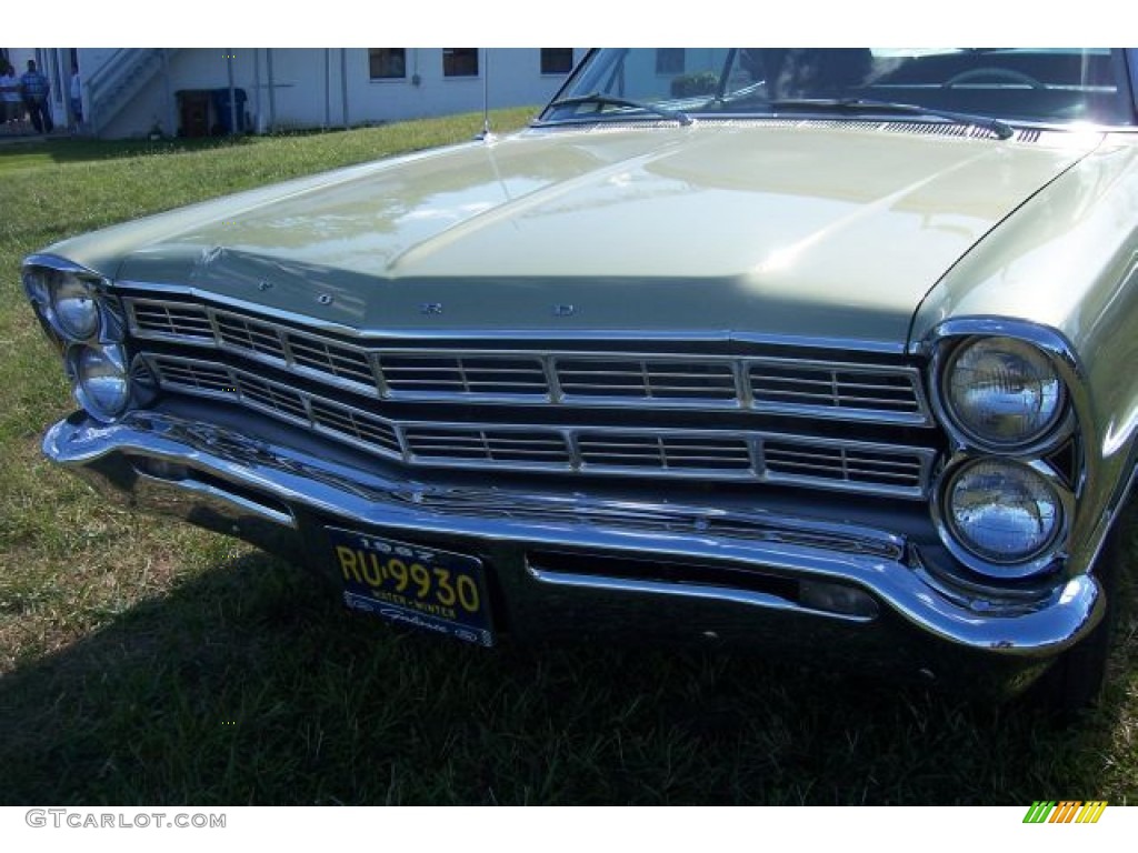 1967 Galaxie 500 Convertible - Lime Gold / Parchment photo #13