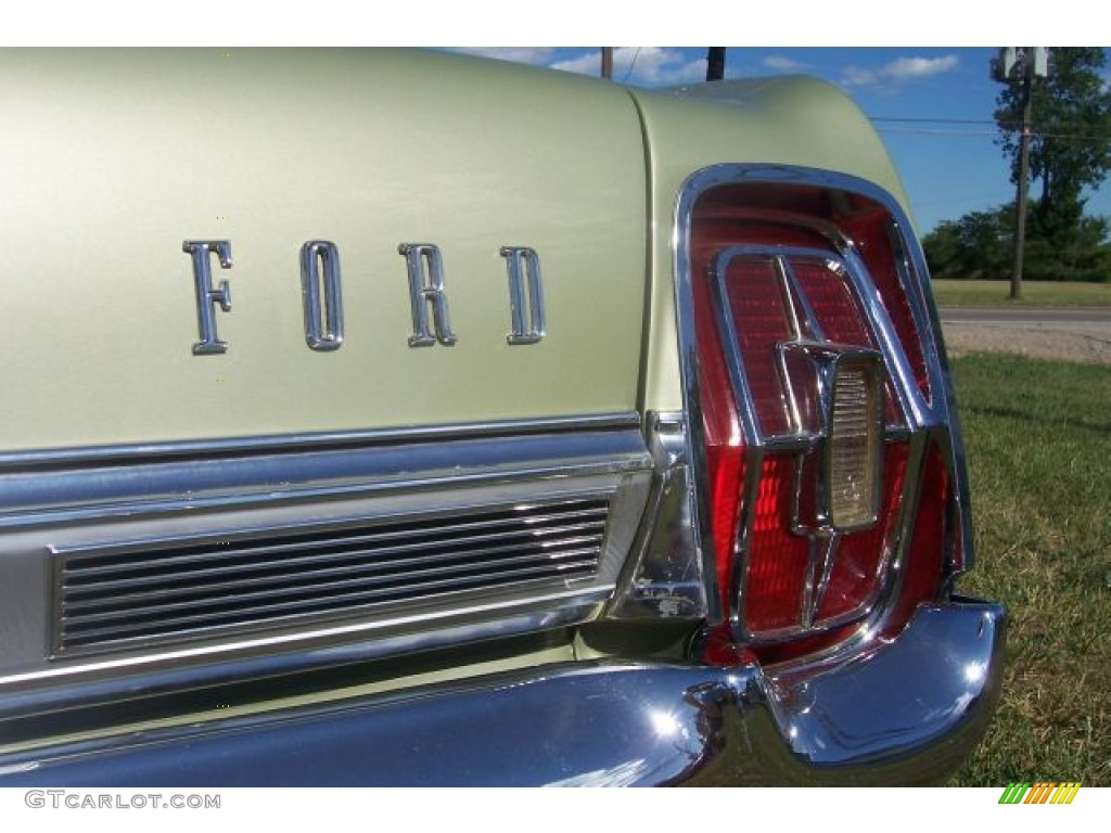 1967 Galaxie 500 Convertible - Lime Gold / Parchment photo #49