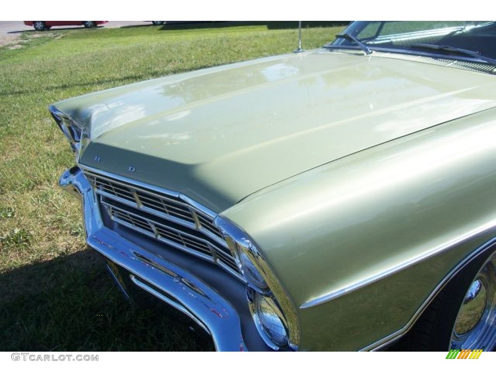 1967 Galaxie 500 Convertible - Lime Gold / Parchment photo #50