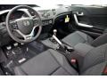 2012 Honda Civic Black Interior Prime Interior Photo