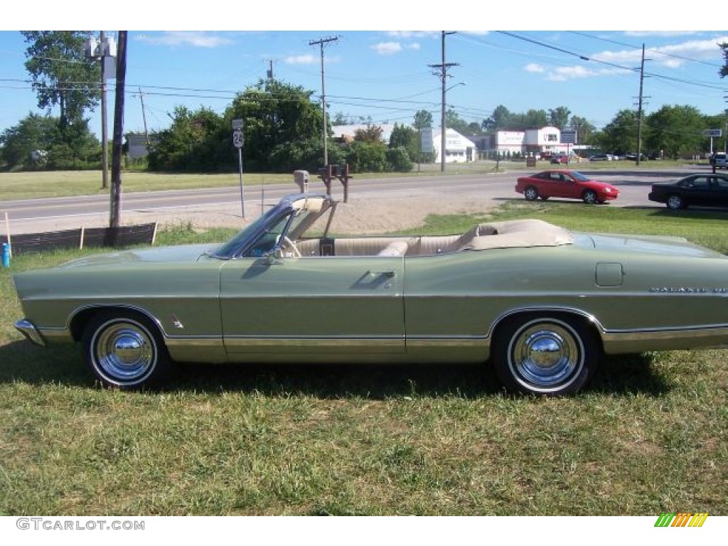 1967 Galaxie 500 Convertible - Lime Gold / Parchment photo #69