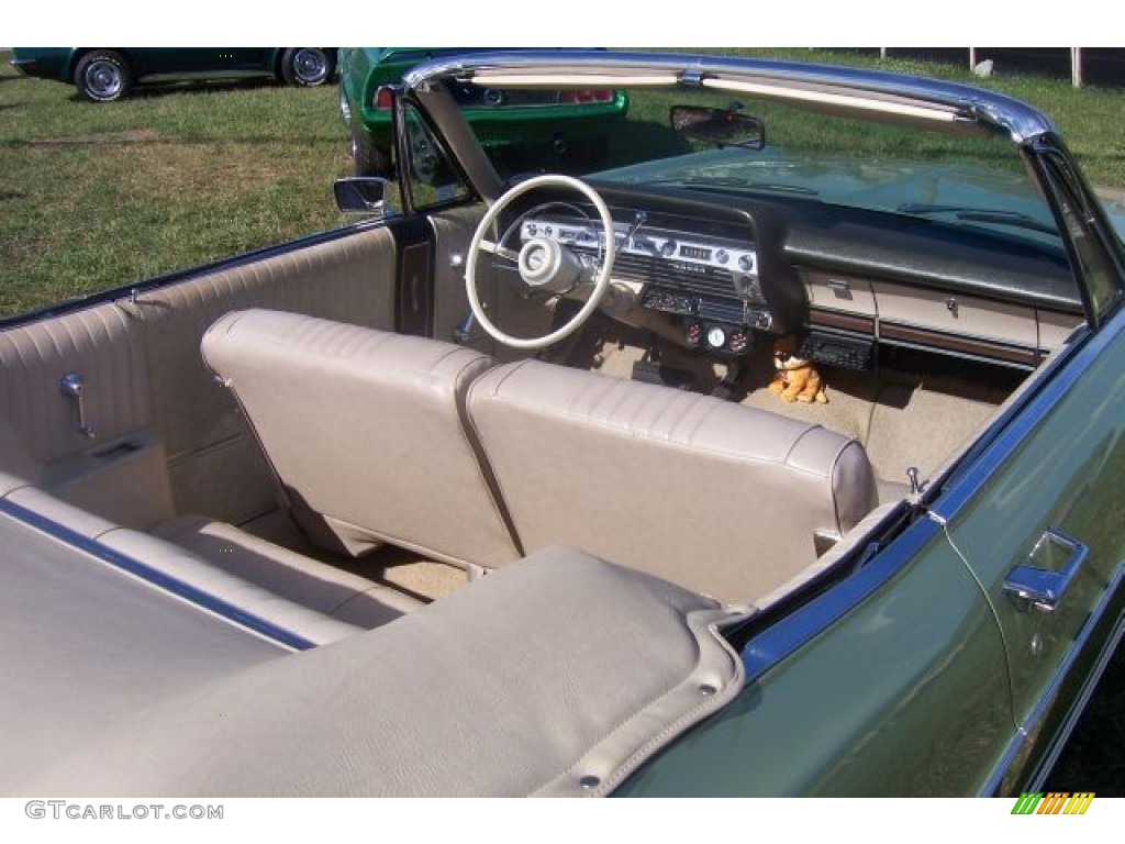 1967 Galaxie 500 Convertible - Lime Gold / Parchment photo #81