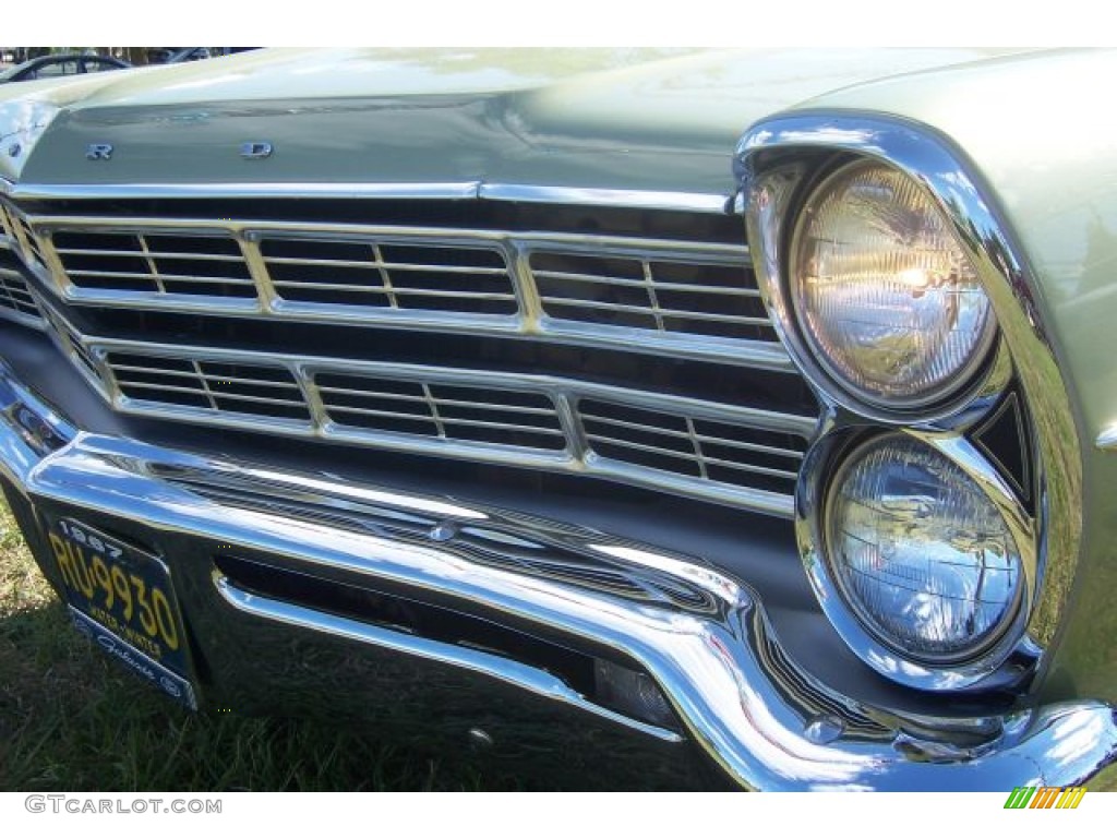 1967 Galaxie 500 Convertible - Lime Gold / Parchment photo #83
