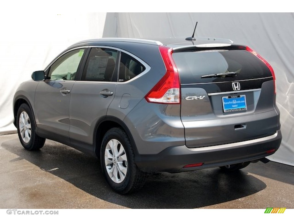 2012 CR-V EX - Polished Metal Metallic / Gray photo #5