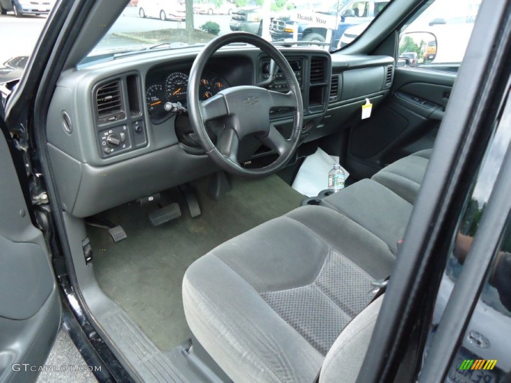 Dark Charcoal Interior 2007 Chevrolet Silverado 1500 Classic LS Regular Cab Photo #67152740