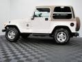 2000 Stone White Jeep Wrangler Sahara 4x4  photo #7