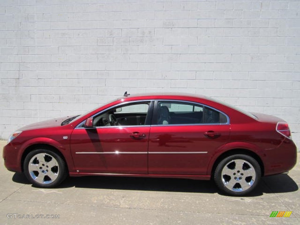 2008 Aura XE 3.5 - Red Jewel / Gray photo #1