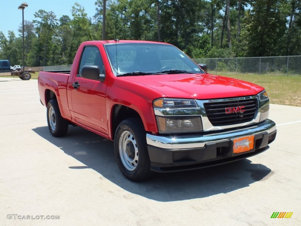 Fire Red GMC Canyon