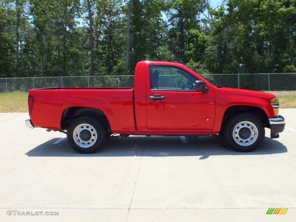 Fire Red 2009 GMC Canyon Work Truck Regular Cab Exterior Photo #67155566