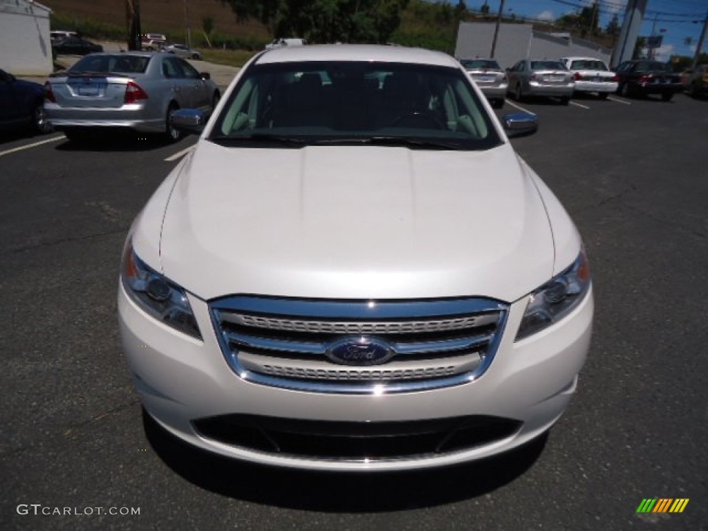 White Platinum Tri-Coat 2011 Ford Taurus Limited AWD Exterior Photo #67156684