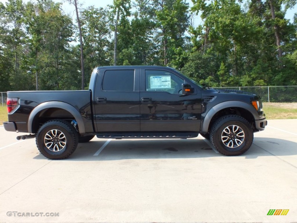 Tuxedo Black Metallic 2012 Ford F150 SVT Raptor SuperCrew 4x4 Exterior Photo #67156796
