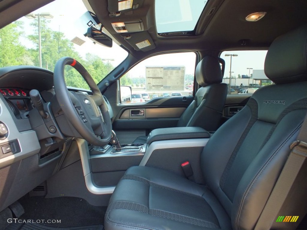 2012 Ford F150 SVT Raptor SuperCrew 4x4 Front Seat Photo #67156802