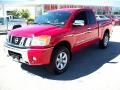 2011 Red Alert Nissan Titan SV King Cab 4x4  photo #10