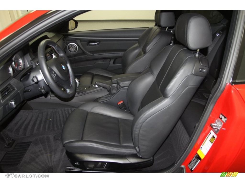 Black Novillo Leather Interior 2011 BMW M3 Coupe Photo #67157213