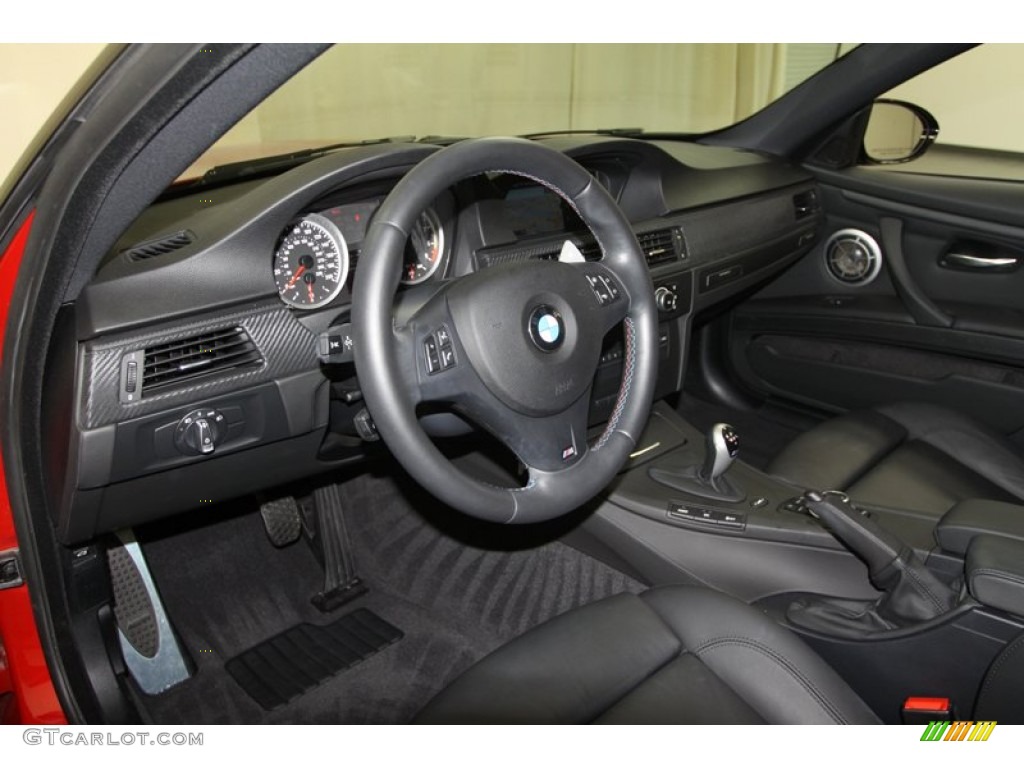 2011 BMW M3 Coupe Black Novillo Leather Dashboard Photo #67157312