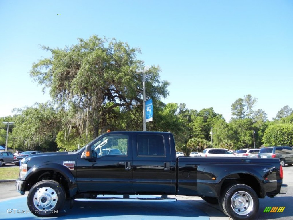 Black 2008 Ford F450 Super Duty Lariat Crew Cab 4x4 Dually Exterior Photo #67157843