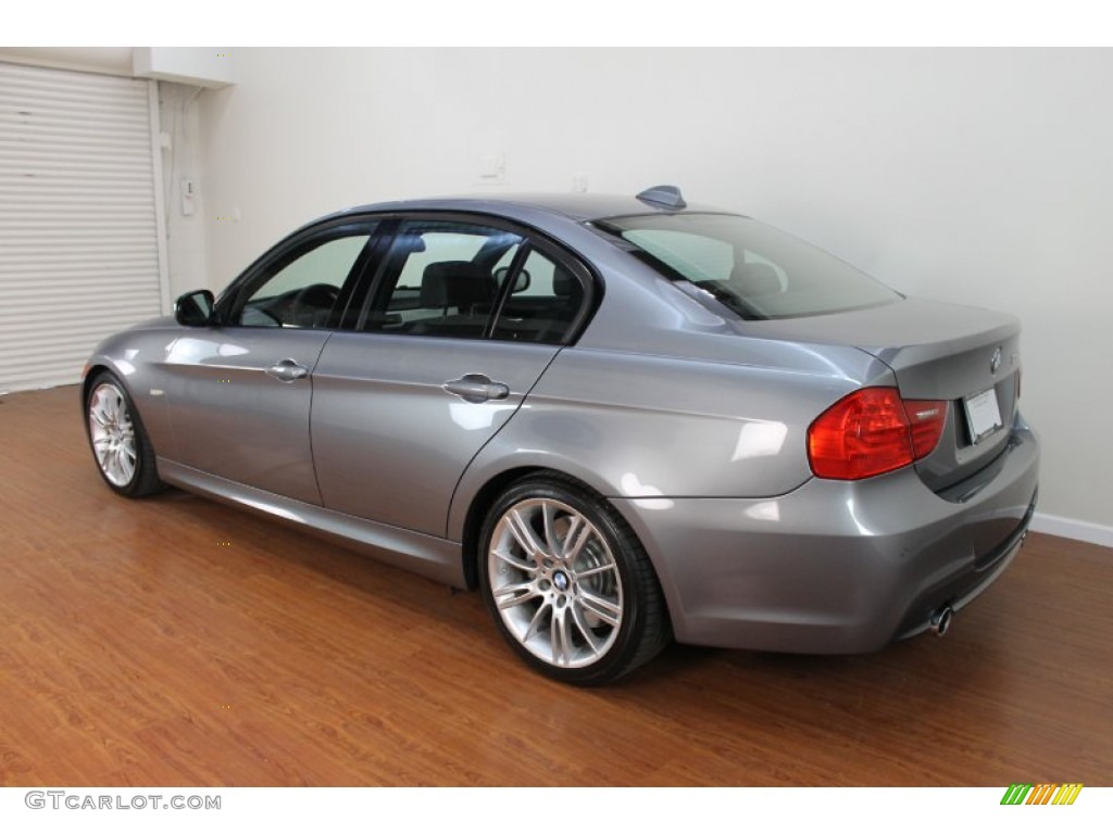 2009 3 Series 335i Sedan - Space Grey Metallic / Black photo #3
