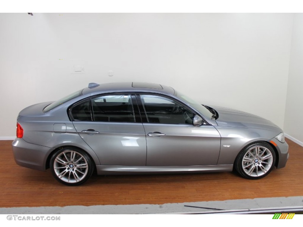 2009 3 Series 335i Sedan - Space Grey Metallic / Black photo #8