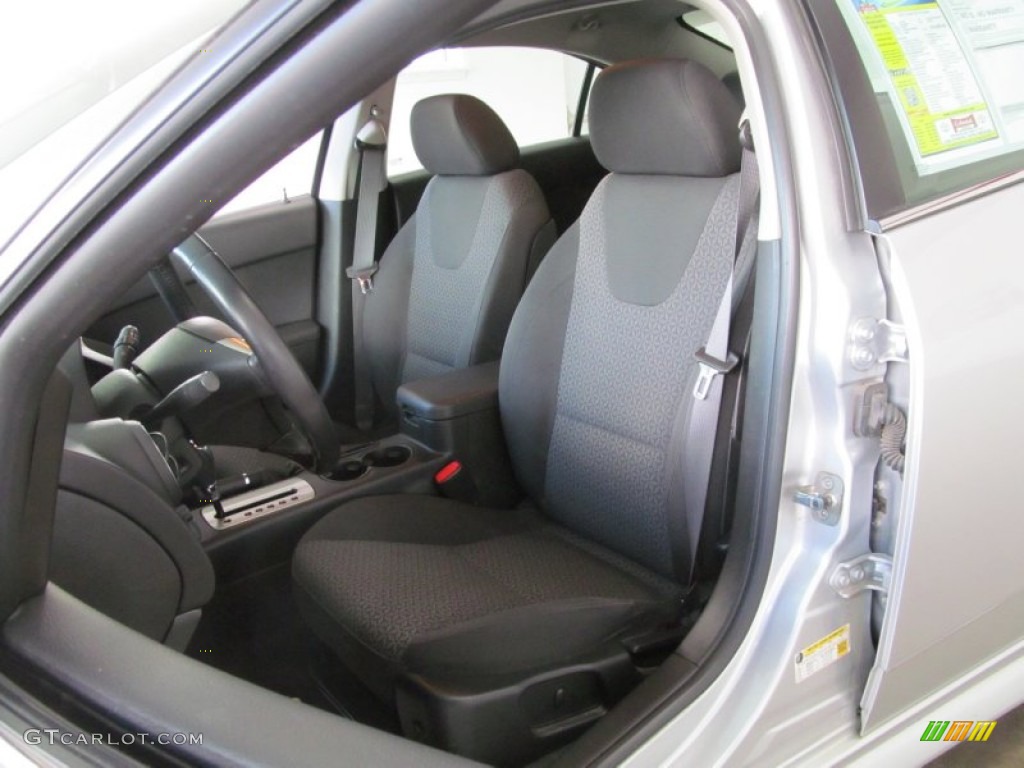 Ebony Interior 2009 Pontiac G6 V6 Sedan Photo #67159193