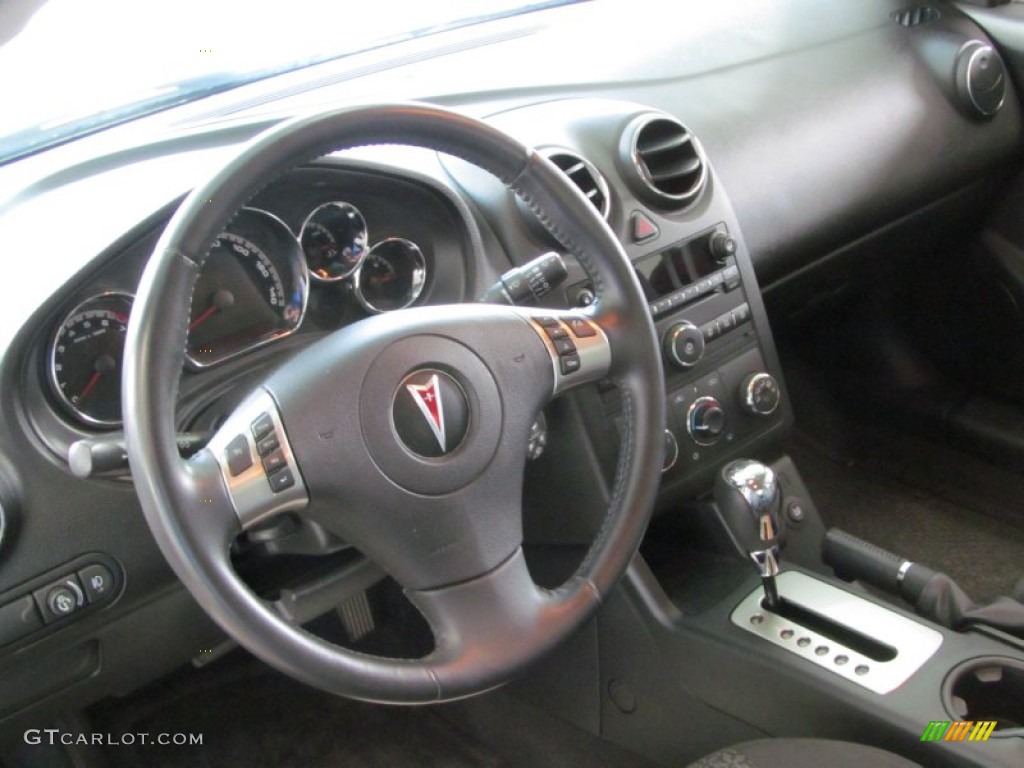 2009 Pontiac G6 V6 Sedan Ebony Dashboard Photo #67159223