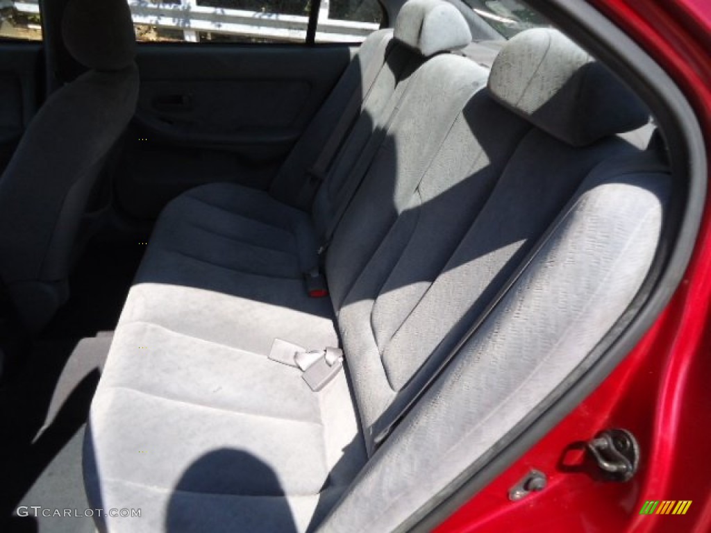 2004 Elantra GLS Sedan - Crimson Dark Red / Gray photo #9