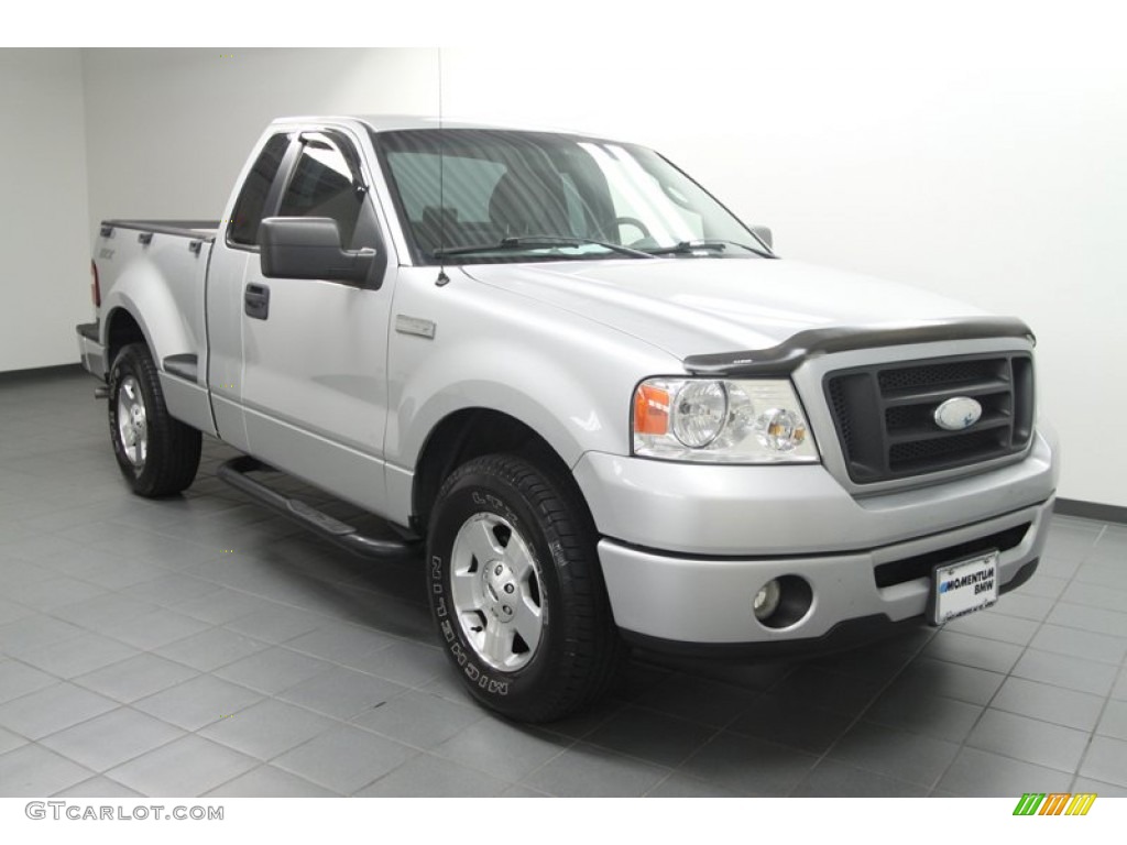 2006 F150 STX Regular Cab - Silver Metallic / Medium Flint photo #1