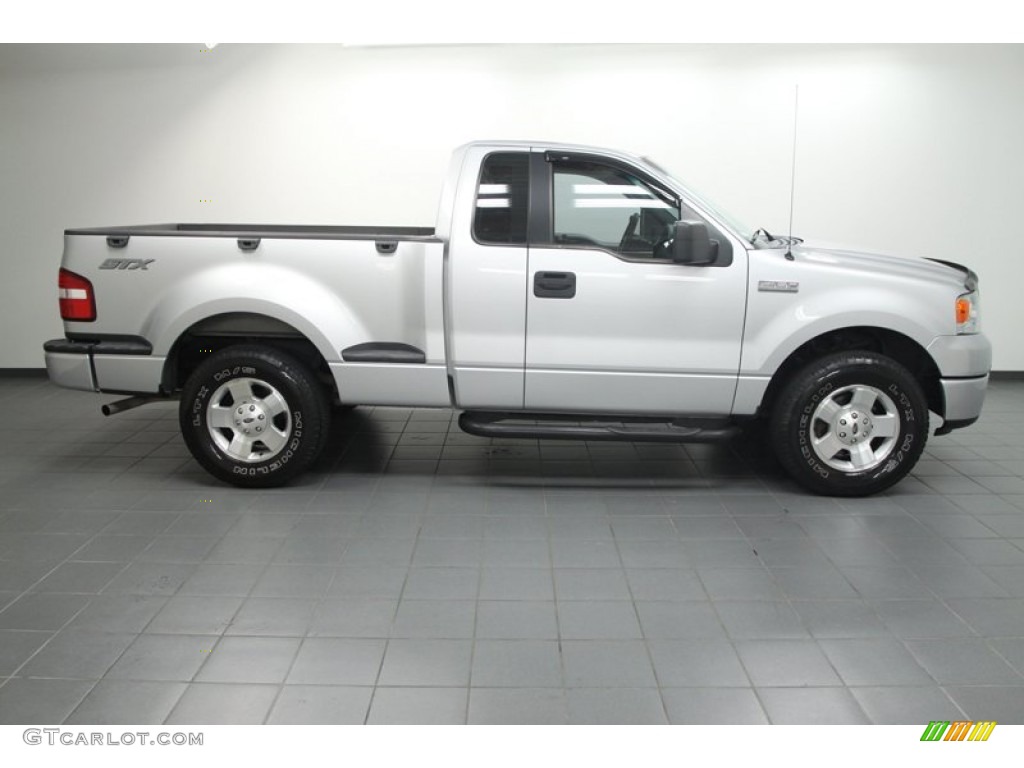 2006 F150 STX Regular Cab - Silver Metallic / Medium Flint photo #7