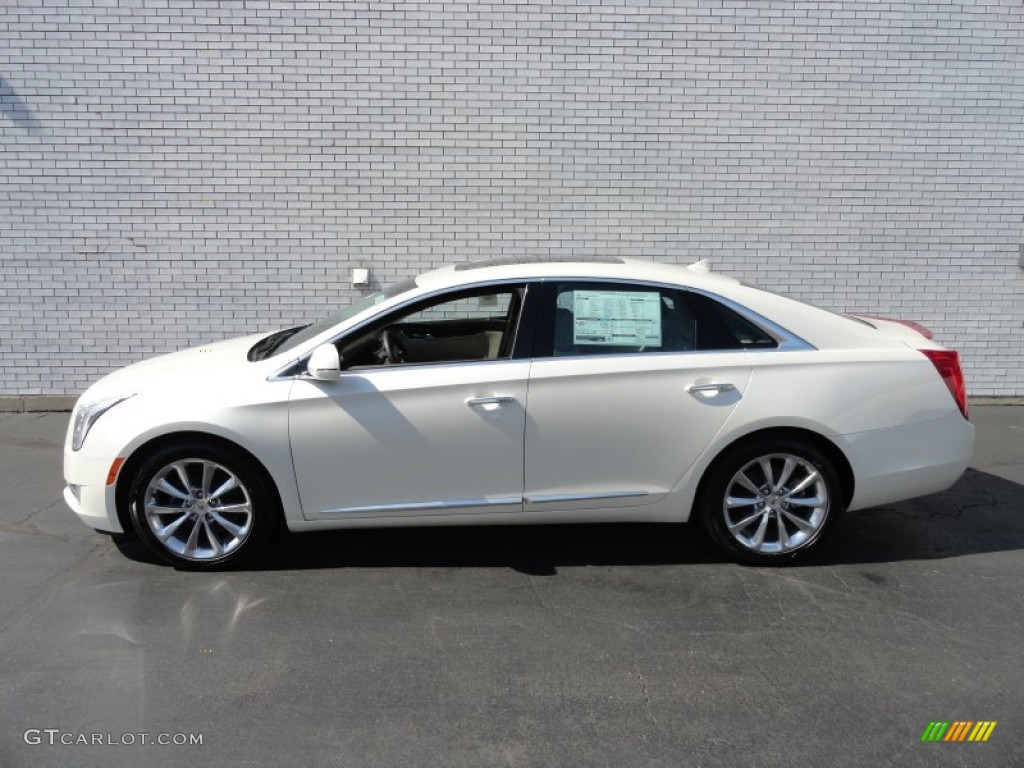 White Diamond Tricoat 2013 Cadillac XTS Luxury AWD Exterior Photo #67160384