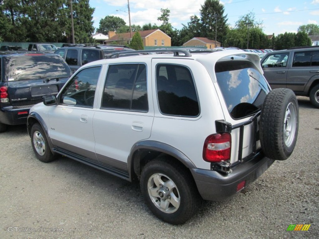 2002 Sportage 4x4 - White / Gray photo #5