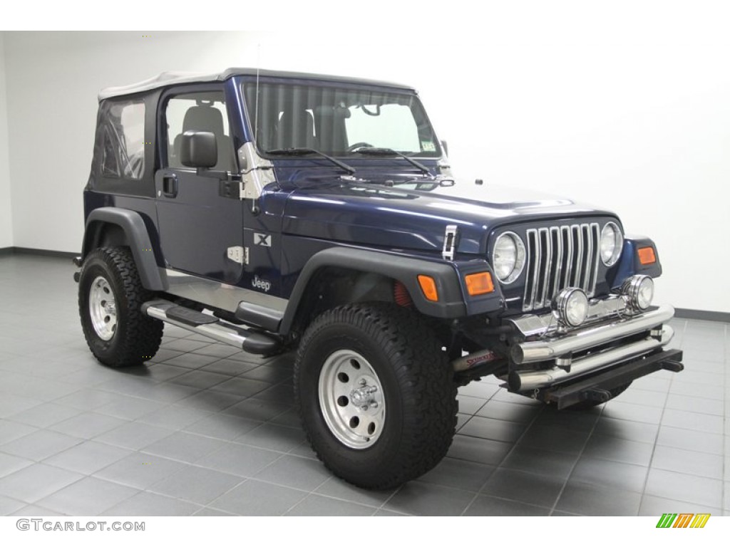 Patriot Blue Pearl Jeep Wrangler