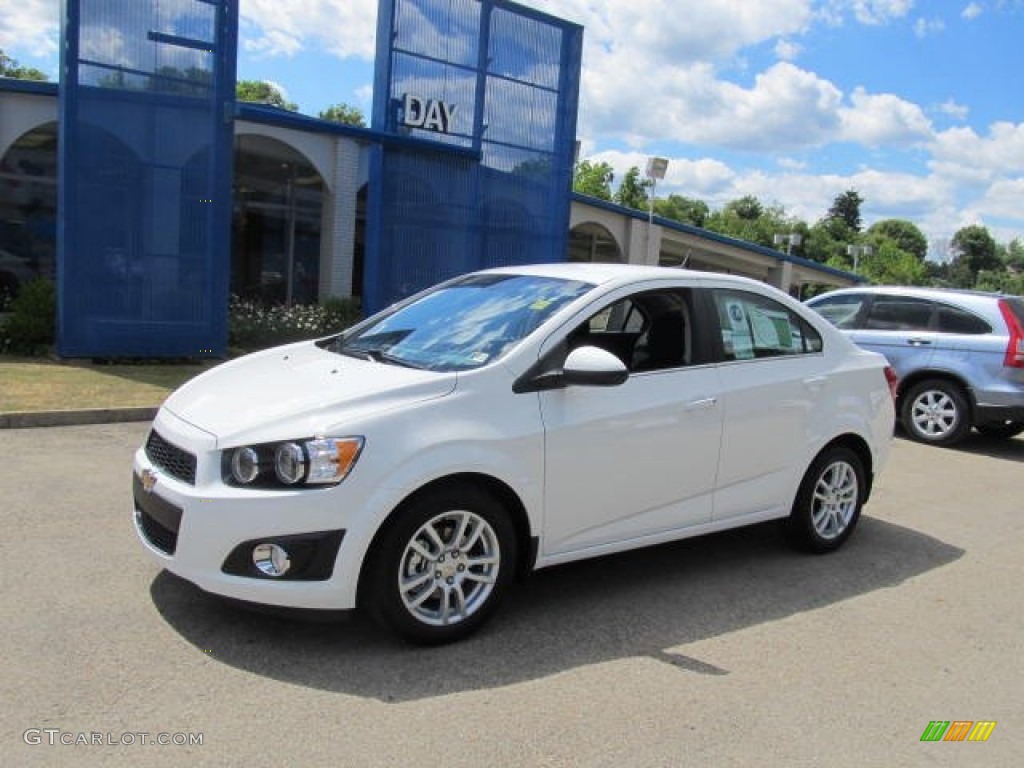 2012 Sonic LT Sedan - Summit White / Dark Pewter/Dark Titanium photo #1