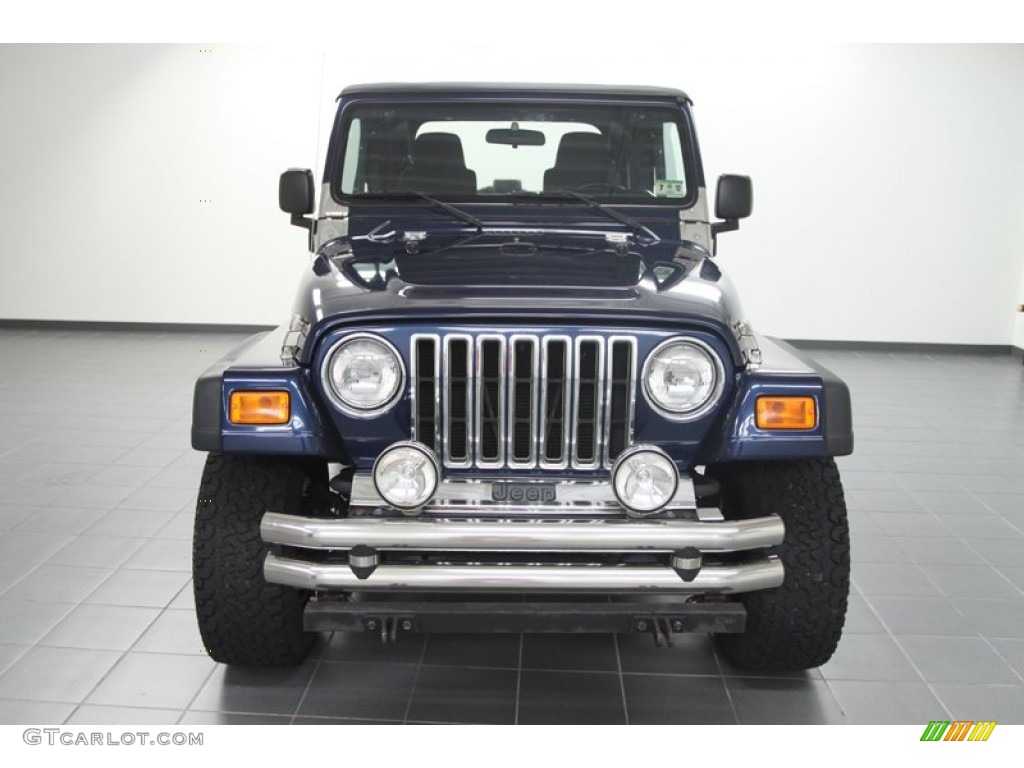 2004 Wrangler X 4x4 - Patriot Blue Pearl / Dark Slate Gray photo #6