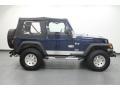 2004 Patriot Blue Pearl Jeep Wrangler X 4x4  photo #7