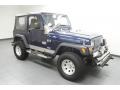 2004 Patriot Blue Pearl Jeep Wrangler X 4x4  photo #8