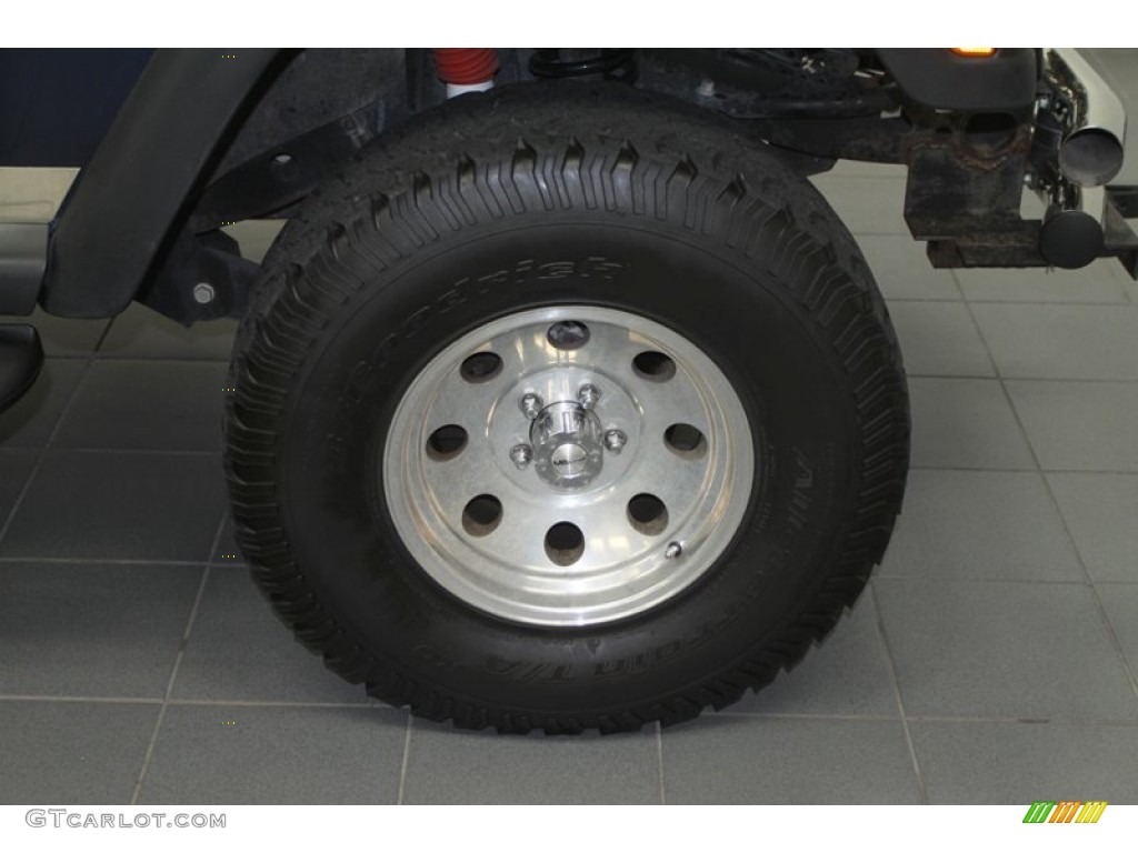 2004 Wrangler X 4x4 - Patriot Blue Pearl / Dark Slate Gray photo #23