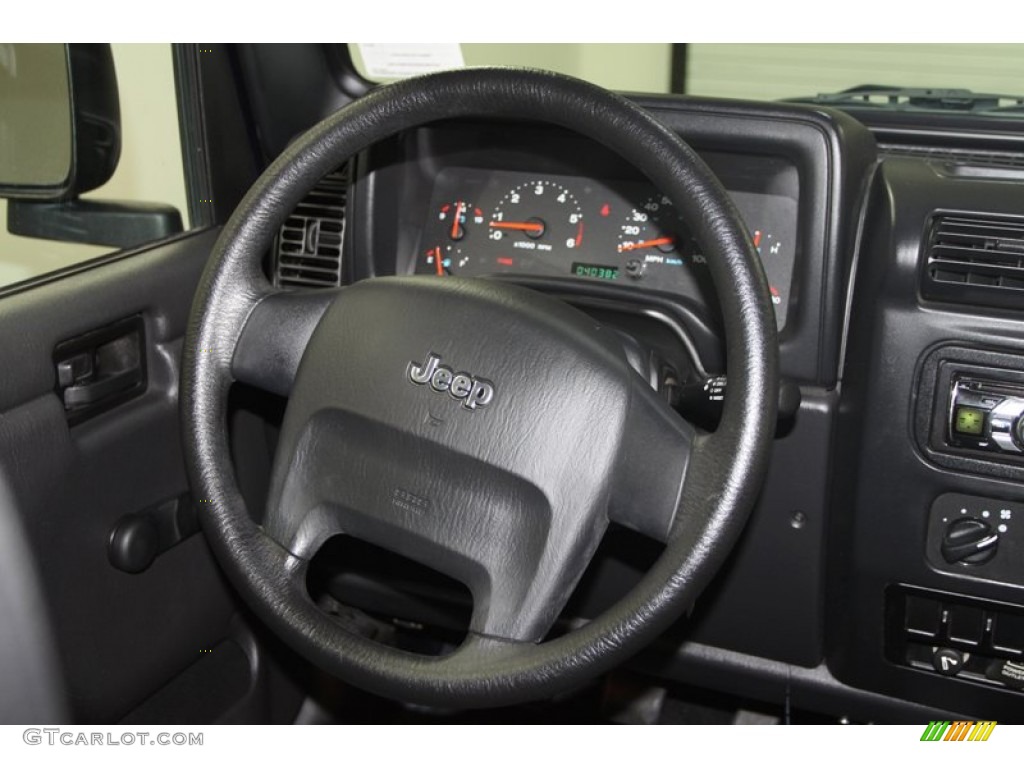 2004 Wrangler X 4x4 - Patriot Blue Pearl / Dark Slate Gray photo #24
