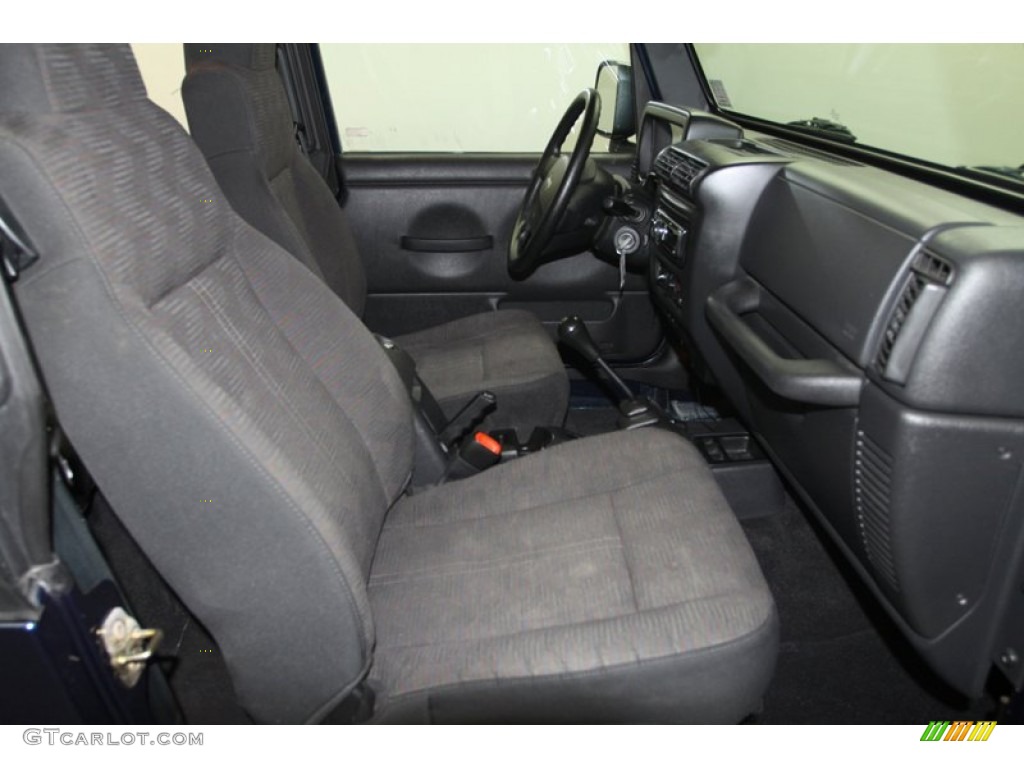 2004 Wrangler X 4x4 - Patriot Blue Pearl / Dark Slate Gray photo #27