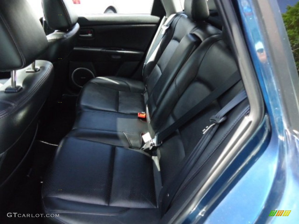 2008 MAZDA3 s Grand Touring Hatchback - Phantom Blue Mica / Black photo #10